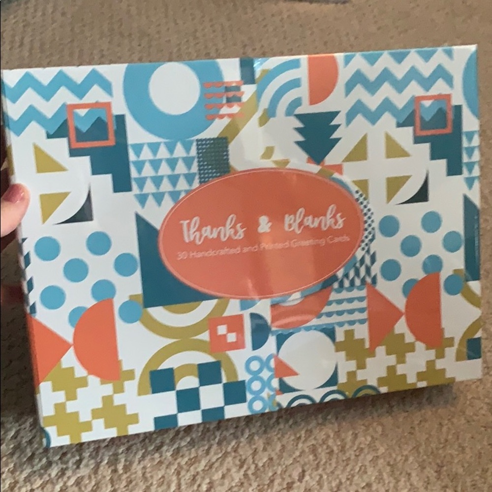 Set of 30 thank you / blank cards with envelopes